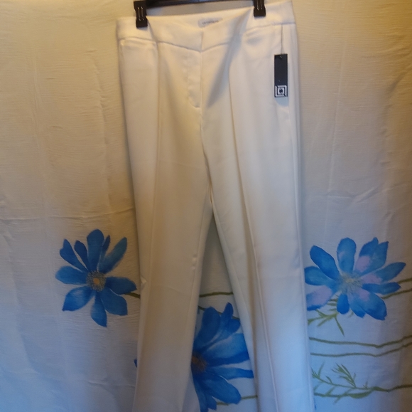 Liz Claiborne 12L ivory pants by Audra - Picture 4 of 7